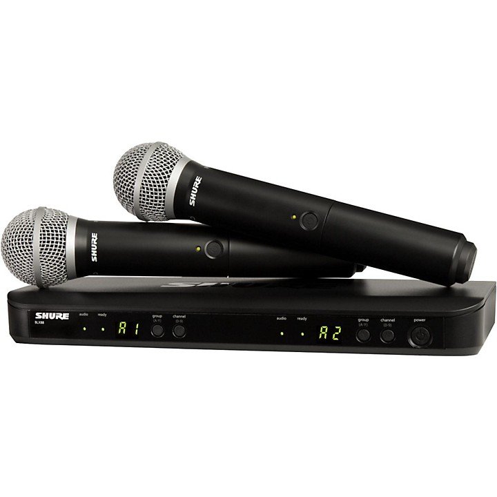 Shure BLX288 Dual Wireless Mic System